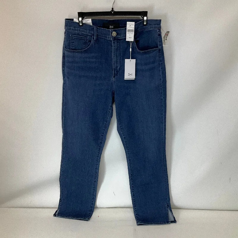Stylish Fit Jeans Straight By Cma In Blue Denim, Size: 14