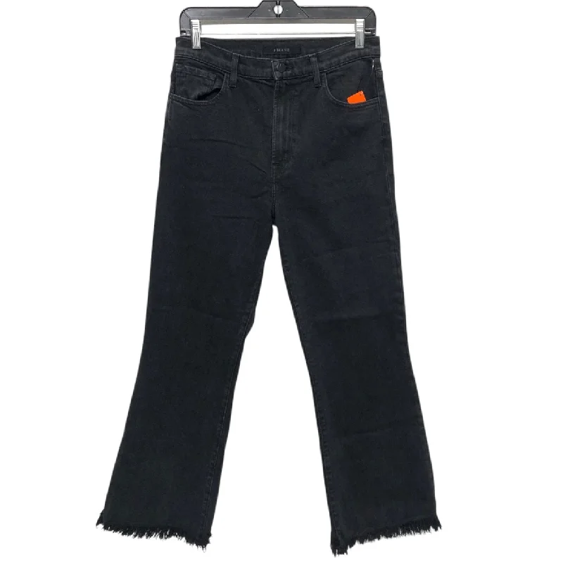 Classic Style Jeans Flared By J Brand In Black, Size: 6