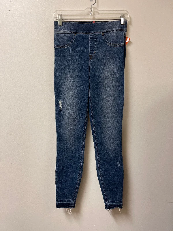 High-quality Fabrics Jeans Jeggings By Spanx In Blue Denim, Size: 4
