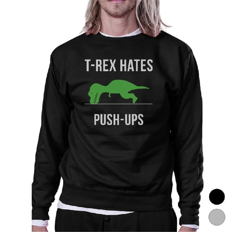 Sporty Wear T-Rex Push Ups Unisex Crewneck Sweatshirt