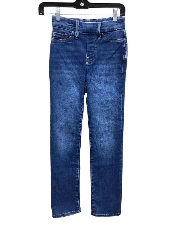 Warm Winter Series Jeans Skinny By Good American In Blue Denim, Size: 0