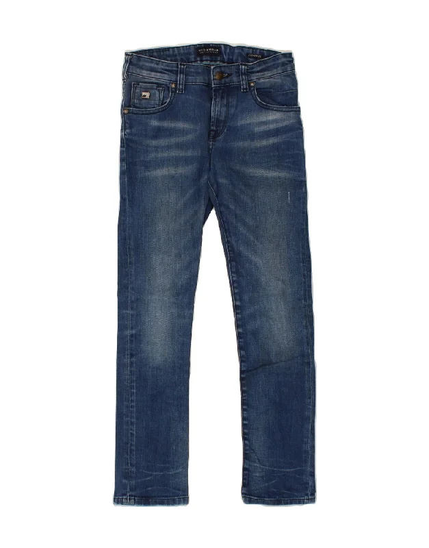 Versatile Comfort Wear SCOTCH SHRUNK Girls Slim Jeans 9-10 Years W26 L25 Navy Blue Cotton