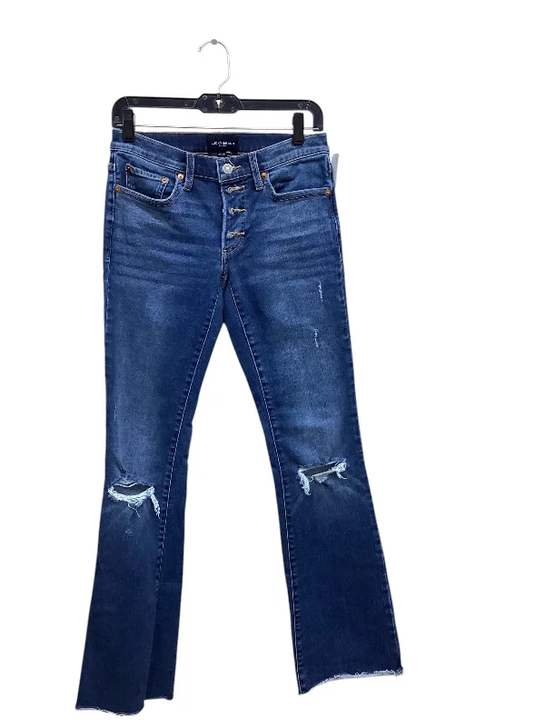 Exquisite Tailoring Jeans Straight By Lucky Brand In Blue Denim, Size: 2