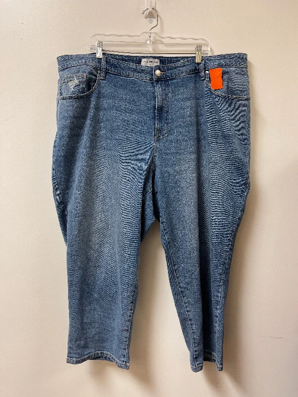 Sexy Fun Jeans Straight By Lane Bryant In Blue Denim, Size: 22