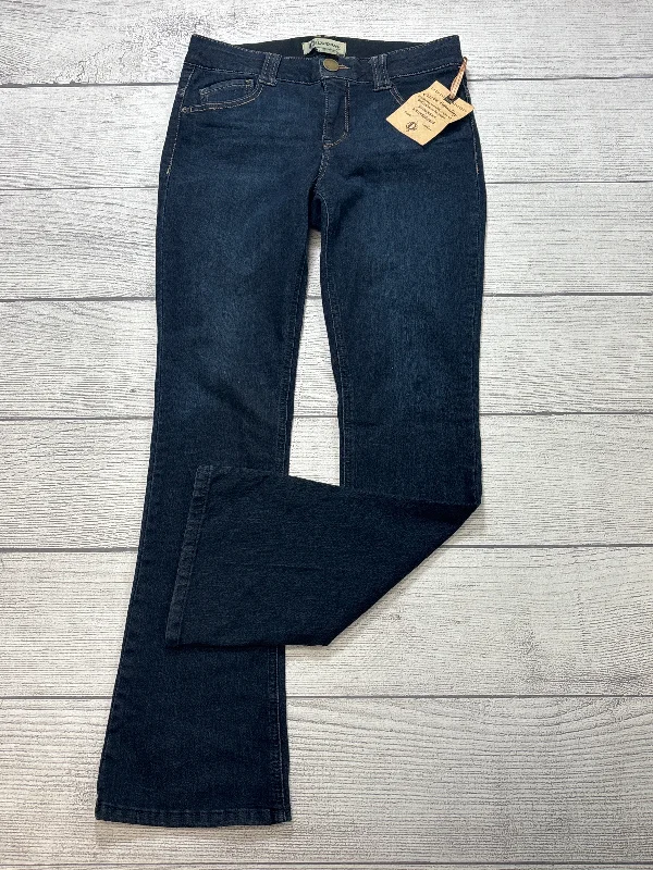 Retro Fashion Jeans Boot Cut By Democracy In Blue Denim, Size: 6