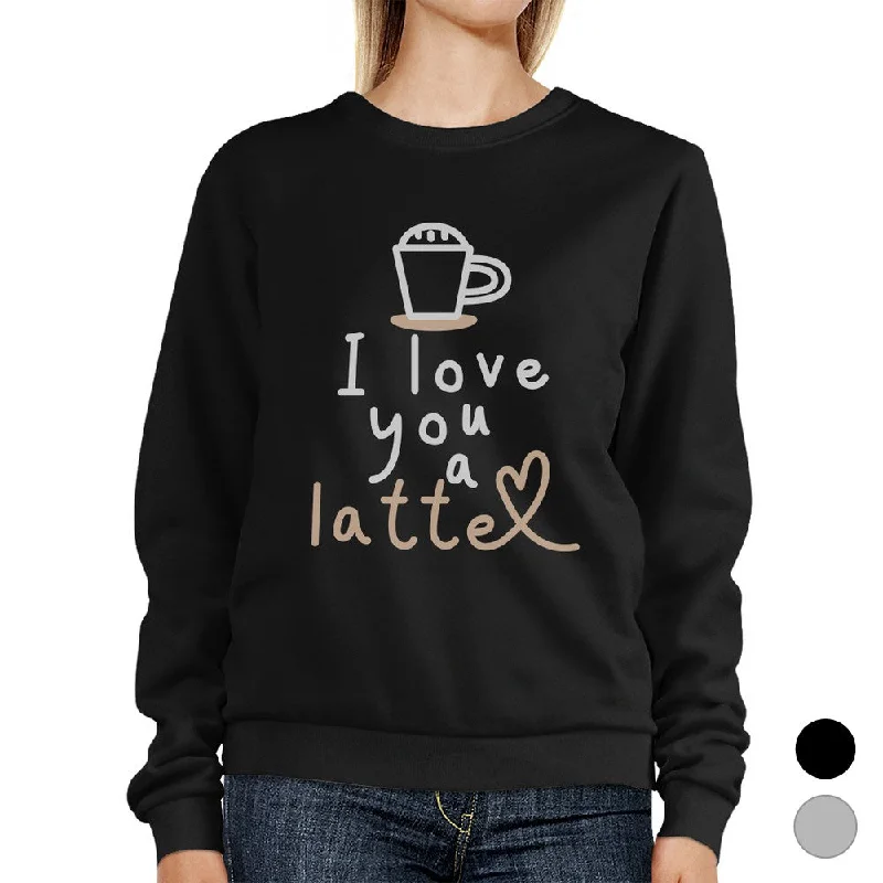 Relaxed Fit Wear Love A Latte Unisex Crewneck Sweatshirt