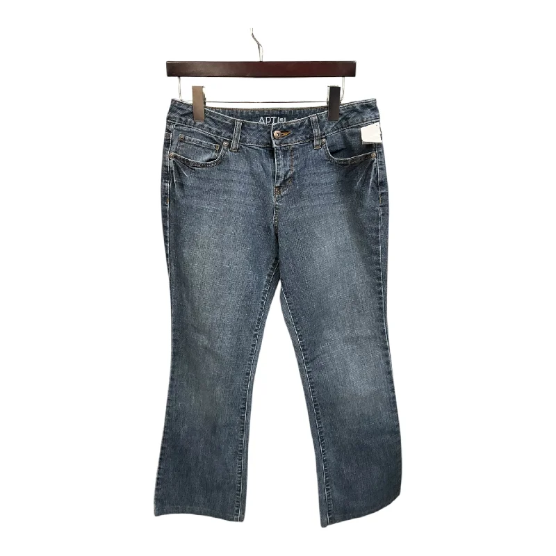 New Design Jeans Boot Cut By Apt 9 In Blue Denim, Size: 8