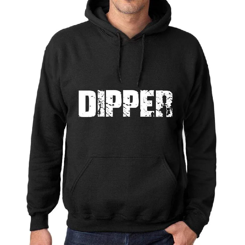 Versatile Items Men's Women's Unisex Printed Graphic Cotton Hoodie Soft Heavyweight Hooded Sweatshirt Pullover Popular Words DIPPER Deep Black Versatile Items Men's Women's Unisex Printed Graphic Cotton Hoodie Soft Heavyweight Hooded Sweatshirt Pullover Popular Words DIPPER Deep Black