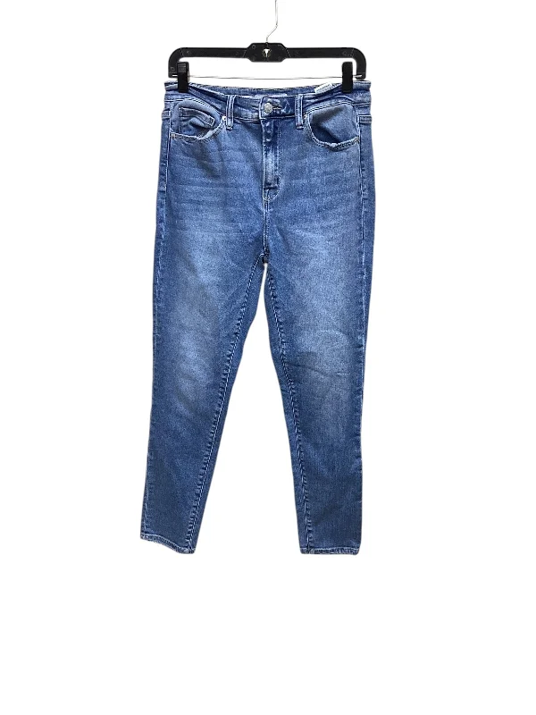 French Style Jeans Skinny By Zenana Outfitters In Blue Denim, Size: 8