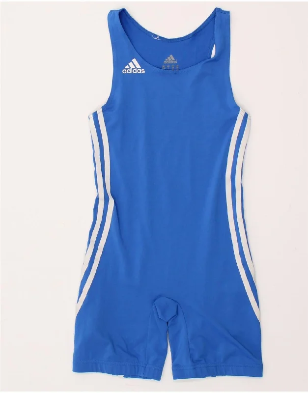 Soft Layers ADIDAS Girls Swimwear 11-12 Years Blue Sports