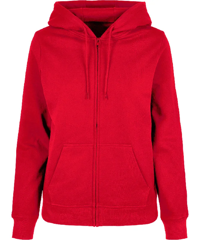 Youthful Street Fashion City Red - Women’s basic zip hoodie