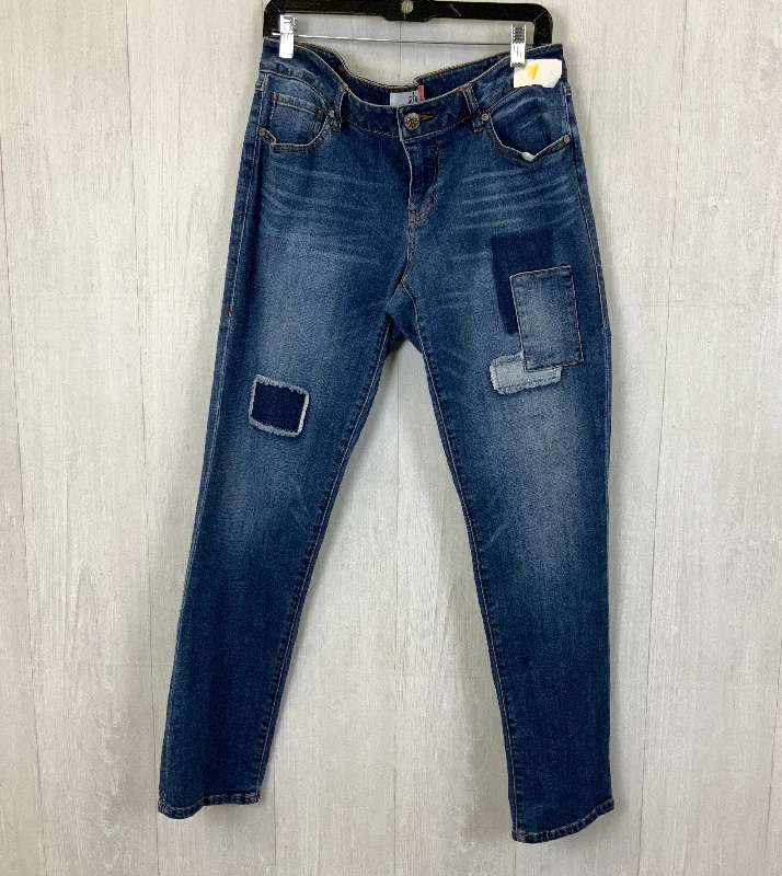 Stylish Wear Jeans Boyfriend By Cabi In Blue Denim, Size: 8