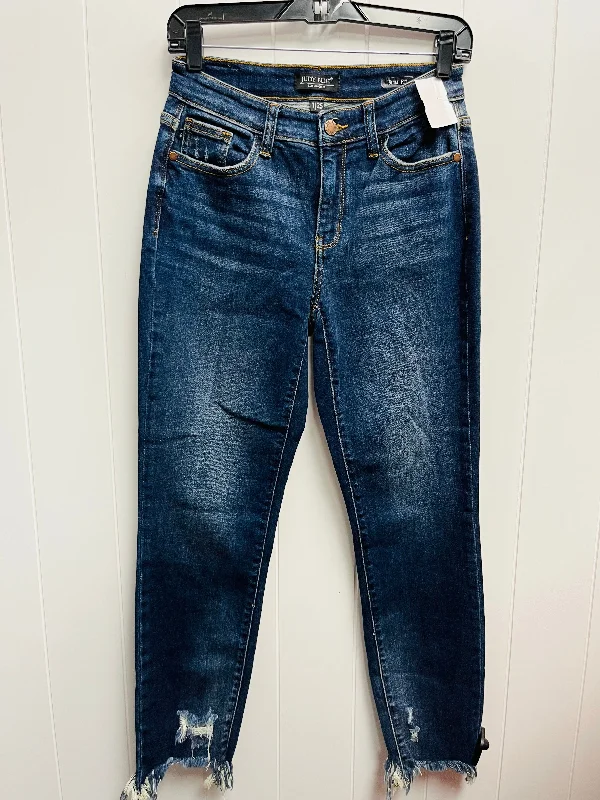 High-quality Design Jeans Skinny By Judy Blue In Blue Denim, Size: 2
