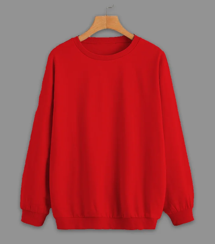Exclusive Customization Vimal Jonney Maroon Solid Round Neck Cotton Fleece Sweatshirt for Men Exclusive Customization Vimal Jonney Maroon Solid Round Neck Cotton Fleece Sweatshirt for Men