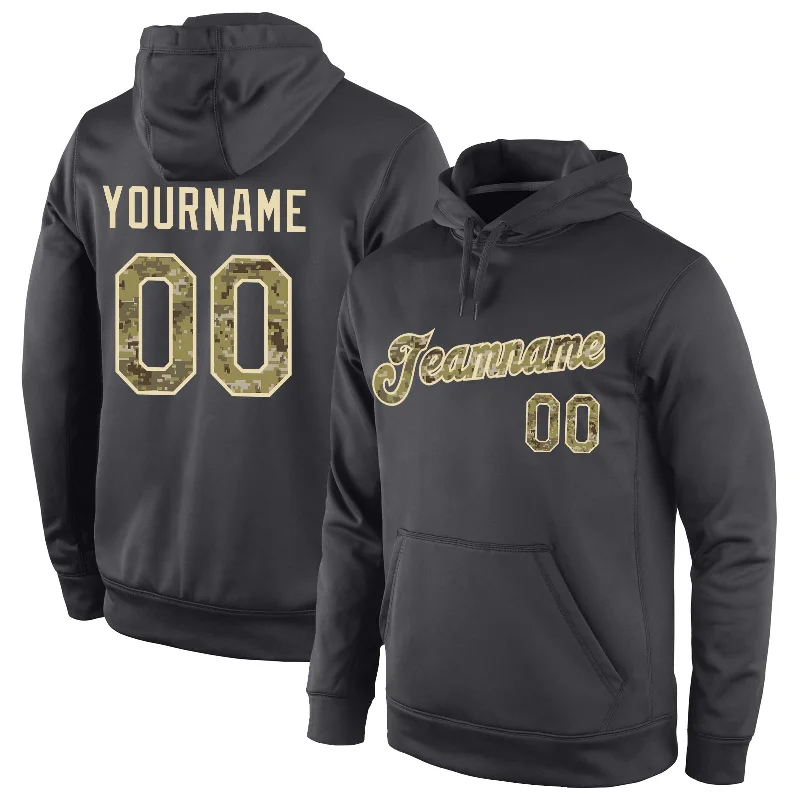 Luxe Comfort Custom Stitched Anthracite Camo-Cream Sports Pullover Sweatshirt Hoodie Luxe Comfort Custom Stitched Anthracite Camo-Cream Sports Pullover Sweatshirt Hoodie