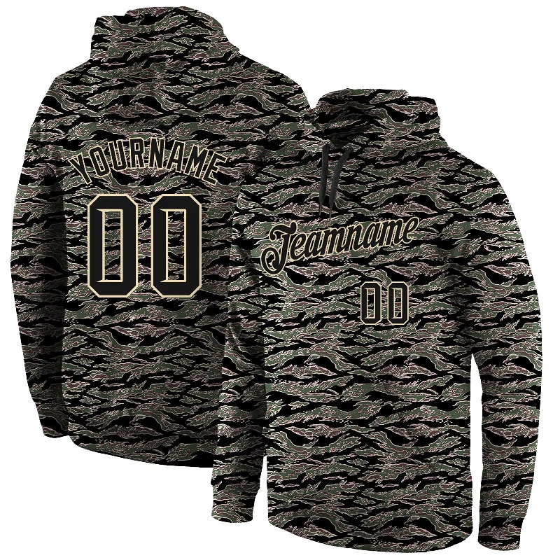 Trendy Looks Custom Stitched Camo Black-Cream Sports Pullover Sweatshirt Salute To Service Hoodie Trendy Looks Custom Stitched Camo Black-Cream Sports Pullover Sweatshirt Salute To Service Hoodie