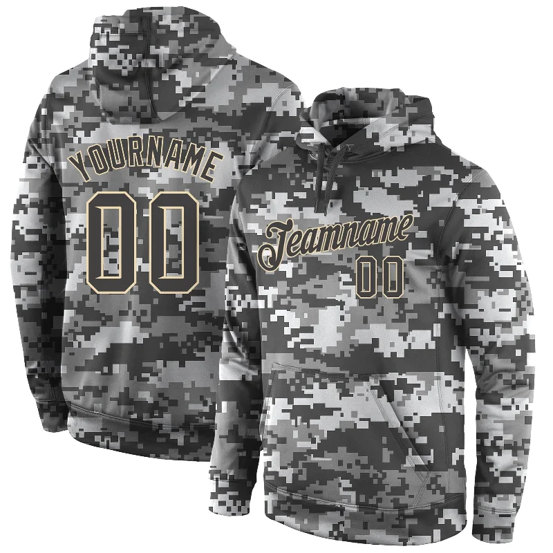Urban Chic Custom Stitched Camo Steel Gray-Cream Sports Pullover Sweatshirt Salute To Service Hoodie Urban Chic Custom Stitched Camo Steel Gray-Cream Sports Pullover Sweatshirt Salute To Service Hoodie