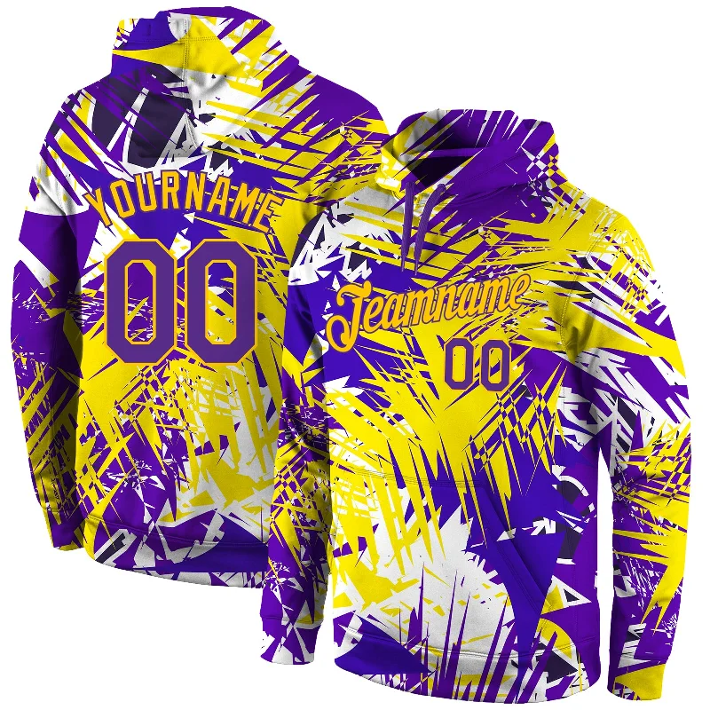 Street Fashion Custom Stitched Graffiti Pattern Purple-Gold 3D Sports Pullover Sweatshirt Hoodie Street Fashion Custom Stitched Graffiti Pattern Purple-Gold 3D Sports Pullover Sweatshirt Hoodie