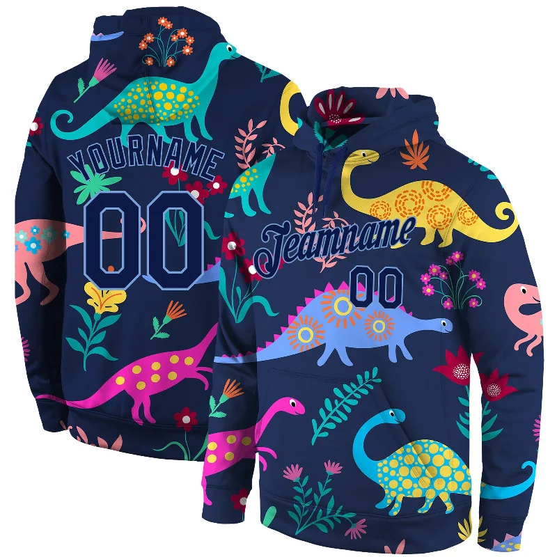Dynamic Fashion Custom Stitched Graffiti Pattern Navy-Light Blue 3D Dinosaur Sports Pullover Sweatshirt Hoodie Dynamic Fashion Custom Stitched Graffiti Pattern Navy-Light Blue 3D Dinosaur Sports Pullover Sweatshirt Hoodie