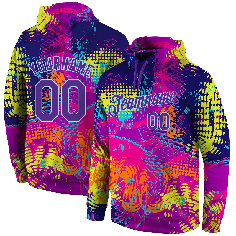 Sports Cool Custom Stitched Graffiti Pattern Purple-Light Blue 3D Sports Pullover Sweatshirt Hoodie Sports Cool Custom Stitched Graffiti Pattern Purple-Light Blue 3D Sports Pullover Sweatshirt Hoodie