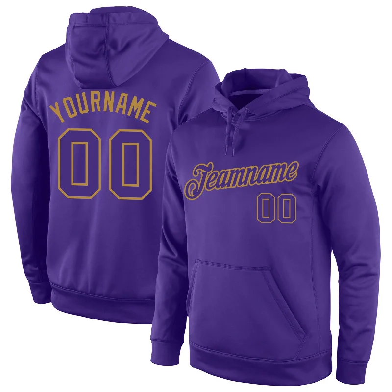 Trendy Traveler Custom Stitched Purple Purple-Old Gold Sports Pullover Sweatshirt Hoodie Trendy Traveler Custom Stitched Purple Purple-Old Gold Sports Pullover Sweatshirt Hoodie