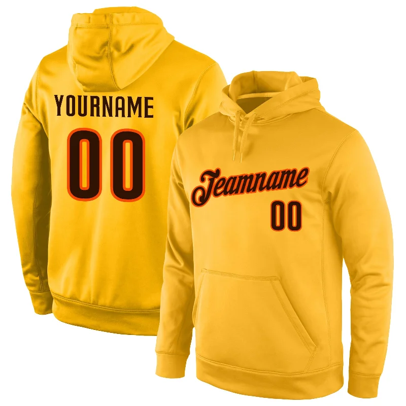 Windbreaker fashion Custom Stitched Gold Brown-Orange Sports Pullover Sweatshirt Hoodie Windbreaker fashion Custom Stitched Gold Brown-Orange Sports Pullover Sweatshirt Hoodie