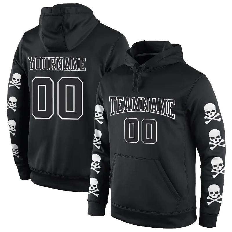 Soft Style Custom Stitched Black Black-White 3D Skull Fashion Sports Pullover Sweatshirt Hoodie Soft Style Custom Stitched Black Black-White 3D Skull Fashion Sports Pullover Sweatshirt Hoodie