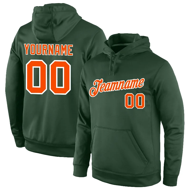 Casual Chic Outfits Custom Stitched Green Orange-White Sports Pullover Sweatshirt Hoodie Casual Chic Outfits Custom Stitched Green Orange-White Sports Pullover Sweatshirt Hoodie