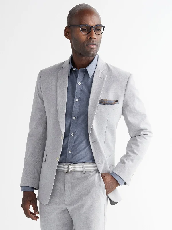 Soft And Comfortable Men's Maxwell Blazer - Dove Grey