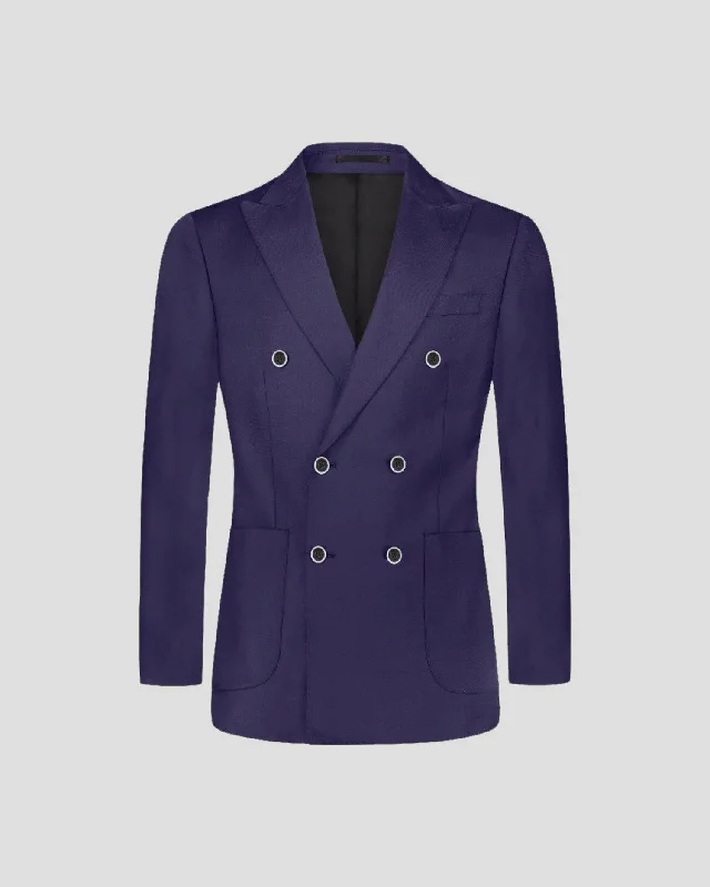 Urban Sense SG Double Breasted Blazer – Navy + Navy Buttons
