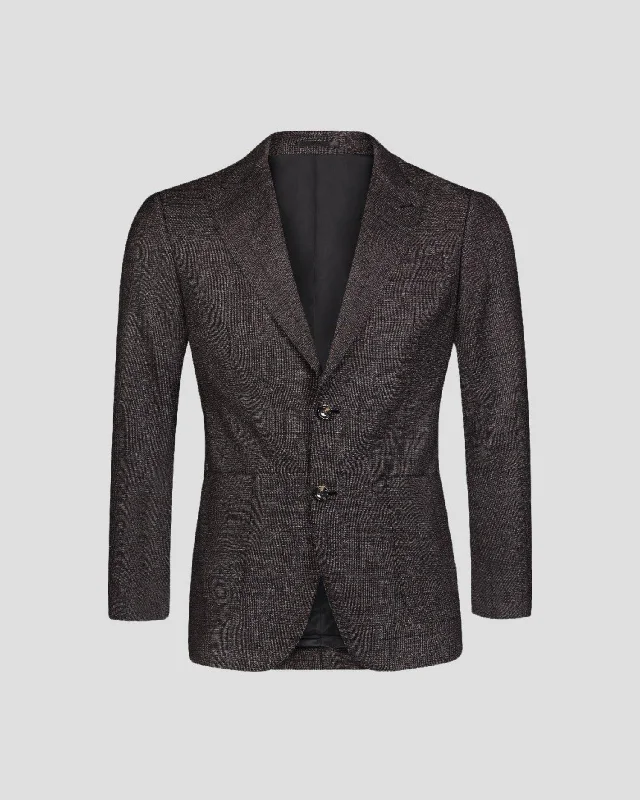 Exquisite Fabrics SG Single Breasted Blazer – Glen Plaid