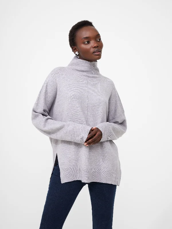 Dessert Matching Babysoft River Knit High Neck Jumper