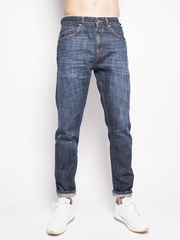 Comfy Dress Jeans Relaxed Cooper Tapered Scuro