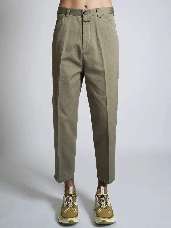 Age-reducing Style Pantalone Cargo Verde