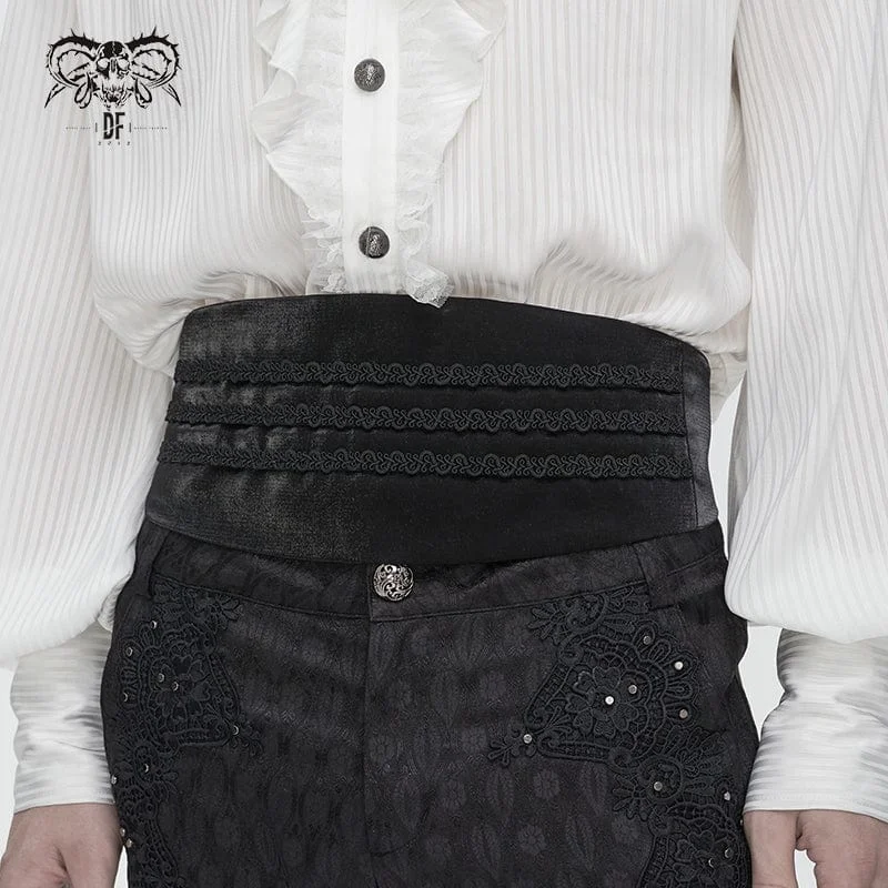 Comfort Fit Men's Gothic Braided Buckle Girdle