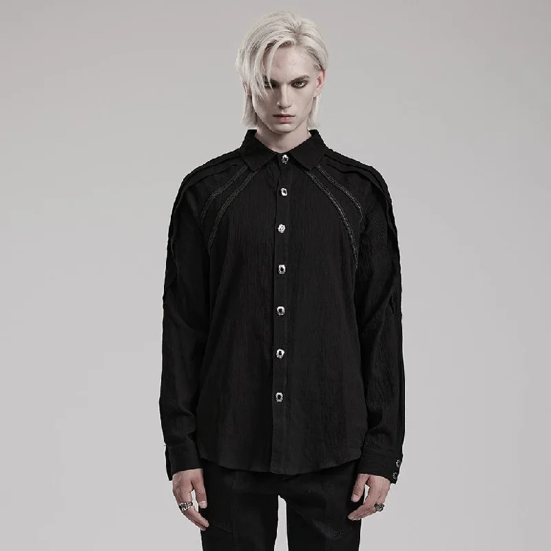 Cozy Essentials Men's Gothic Distressed Shirt