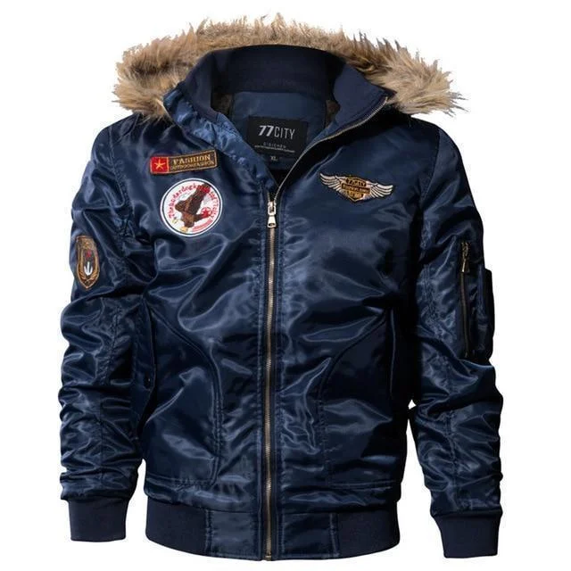 Relaxed Fit Military Minded Bomber Jacket