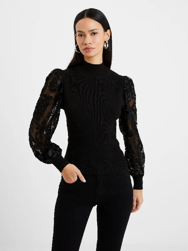 Sporty Comfort Onnie Krista Burnout Sleeves Jumper