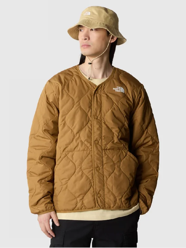 All-Day Comfort Giacca Trapuntata con Imbottitura Marrone