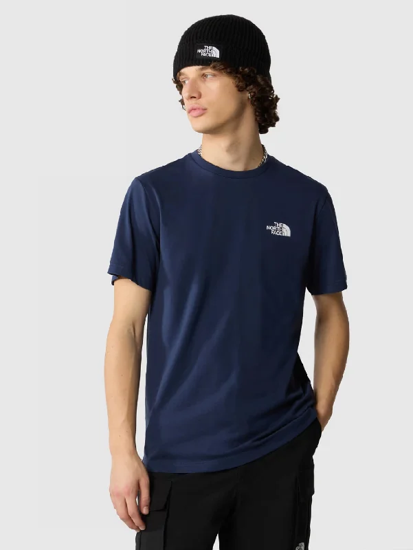 Easy Comfort Style T-shirt Regular Fit con Logo Blu