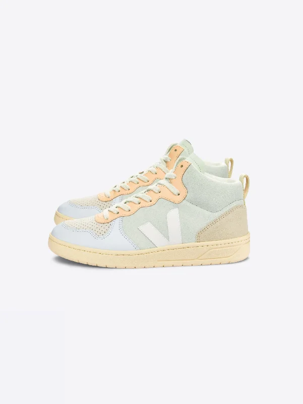 Trendy Wear Sneakers Alte in Suede V-15 Multicolore