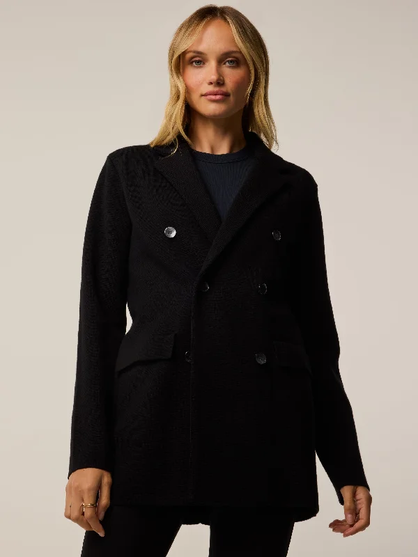 Exclusive Customization Wool Sweater Blazer