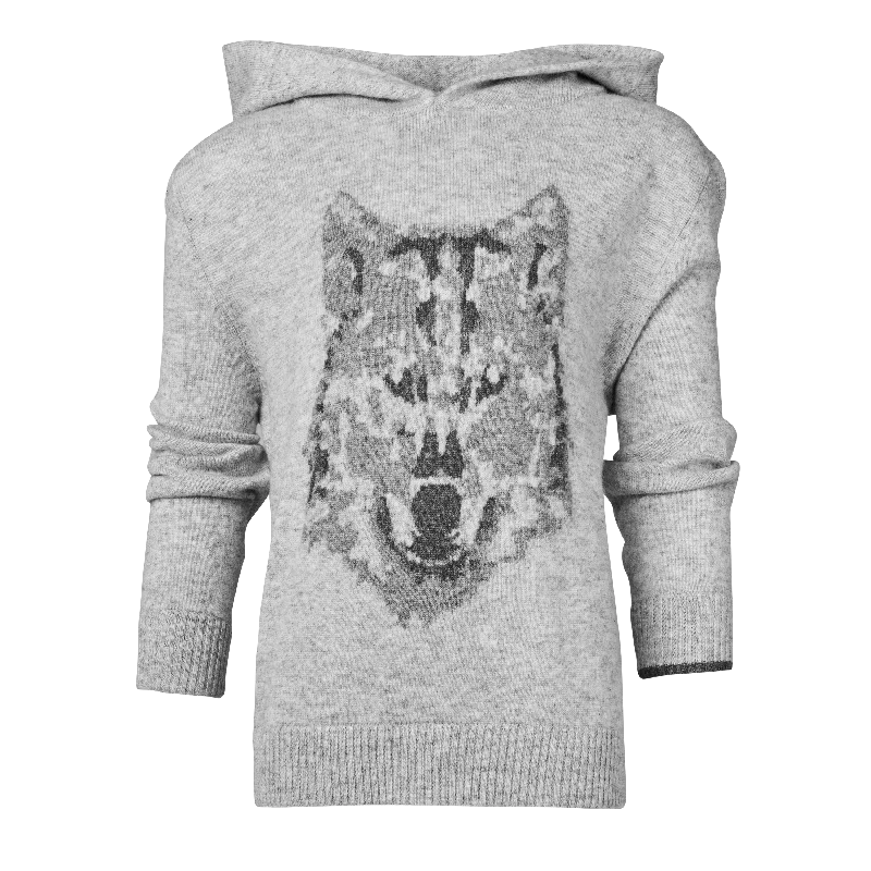 Spiritual Vitality Youth Jacquard Wolf Koko Hoodie